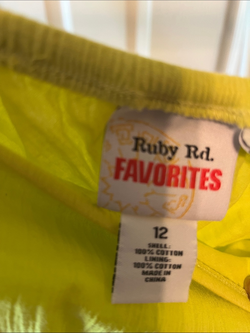 Ruby Rd. Neon Yellow Maxi Skirt - Picture 3 of 4